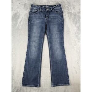 Wrangler Jeans‎ Womens 9x32 Blue Denim Bootcut Mid Rise Classic Fit
